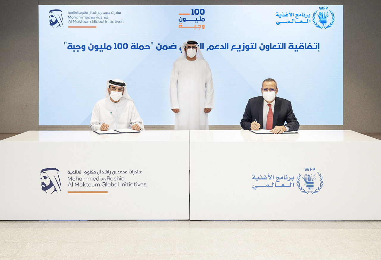 Mohammed bin Rashid Al Maktoum Global Initiatives partners with UN World Food Programme