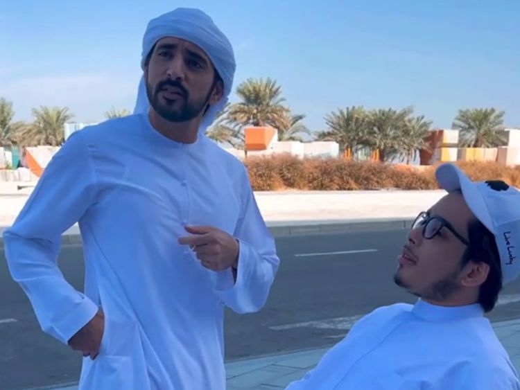 Hamdan embraces person of determination